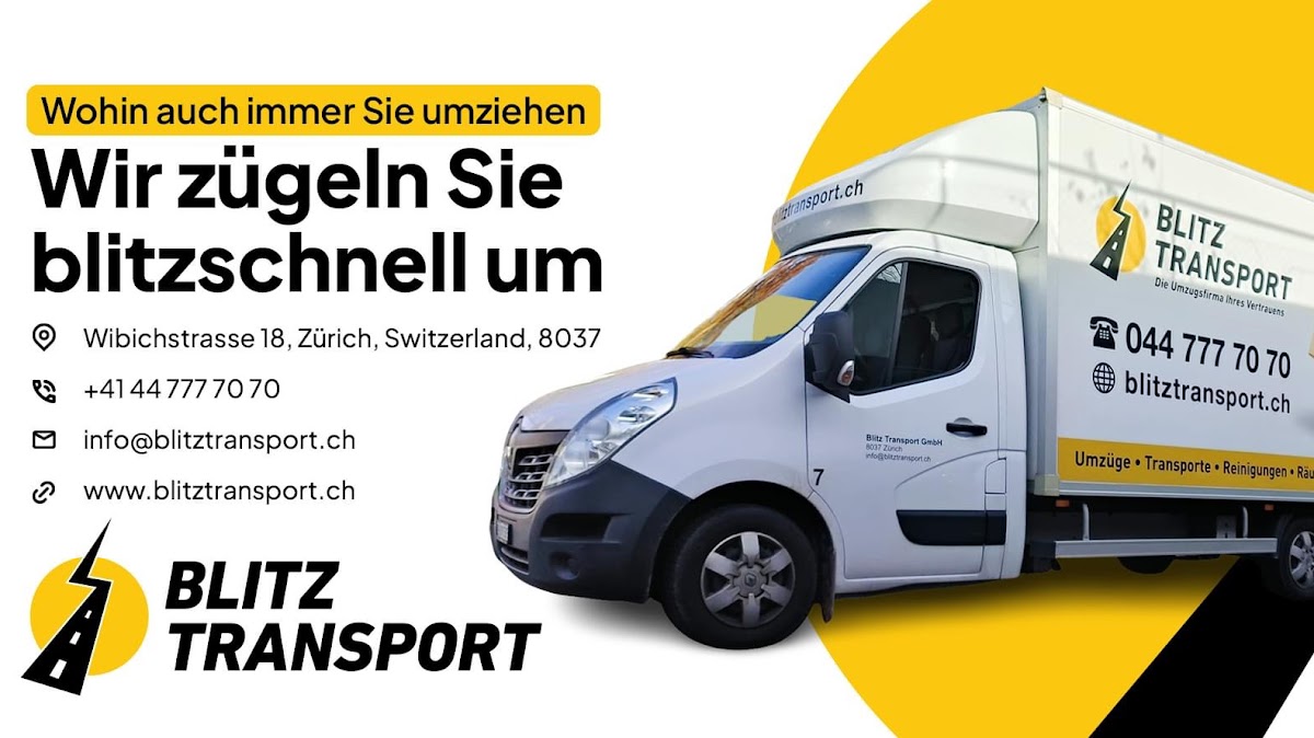 Blitz Transport - Die Umzugsfirma Ihres Vertrauens – Umzugsfirma Zürich – Foto 2