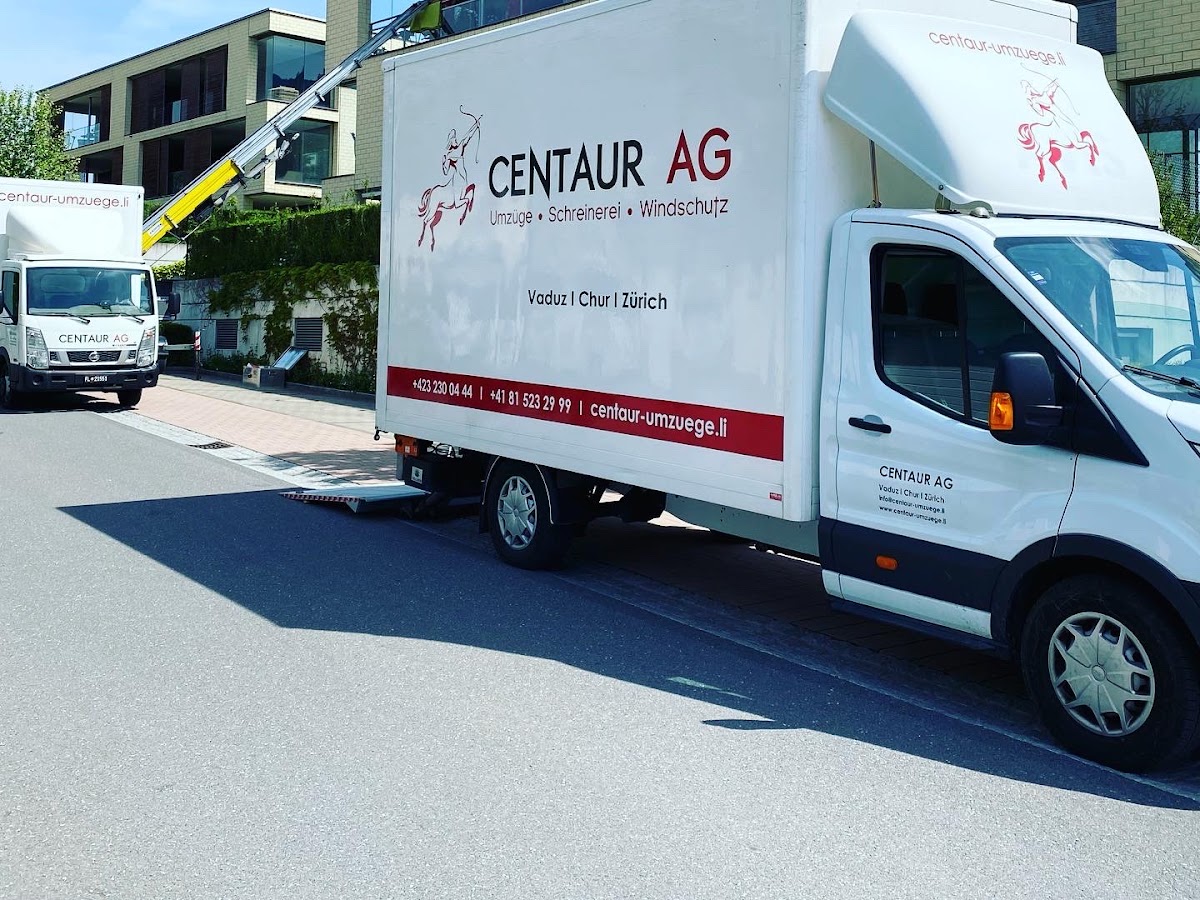 Centaur AG - Partner für Umzug, Spezialtransporte und Schreinerei – Umzugsfirma Vaduz – Foto 1