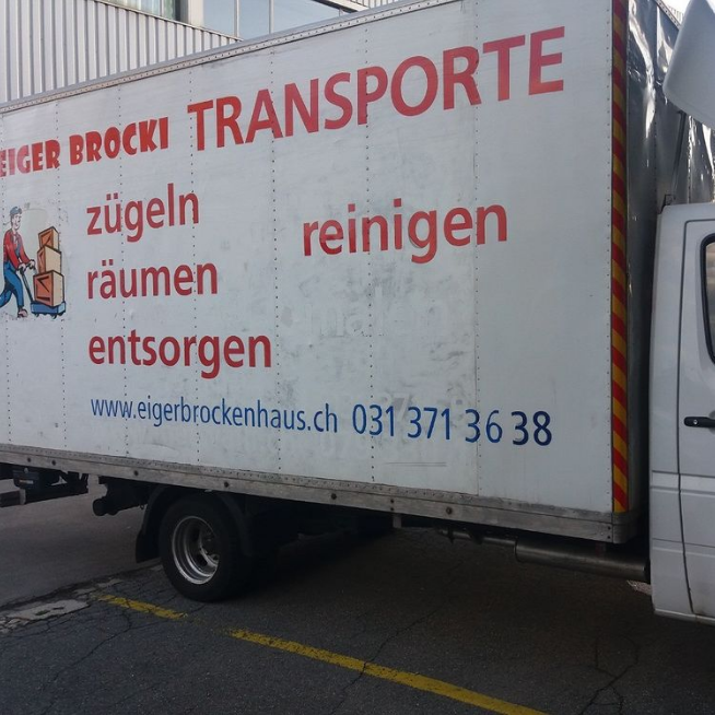 Eiger Brocki Transporte Umzugsunternehmen Bern Reinigungsunternehmen Räumungsfirma Titelbild