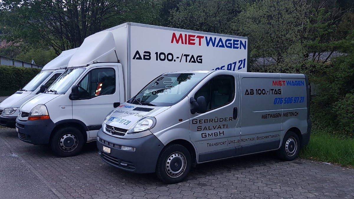 Gebrüder Salvati Transporter & Lieferwagen Vermietung Titelbild