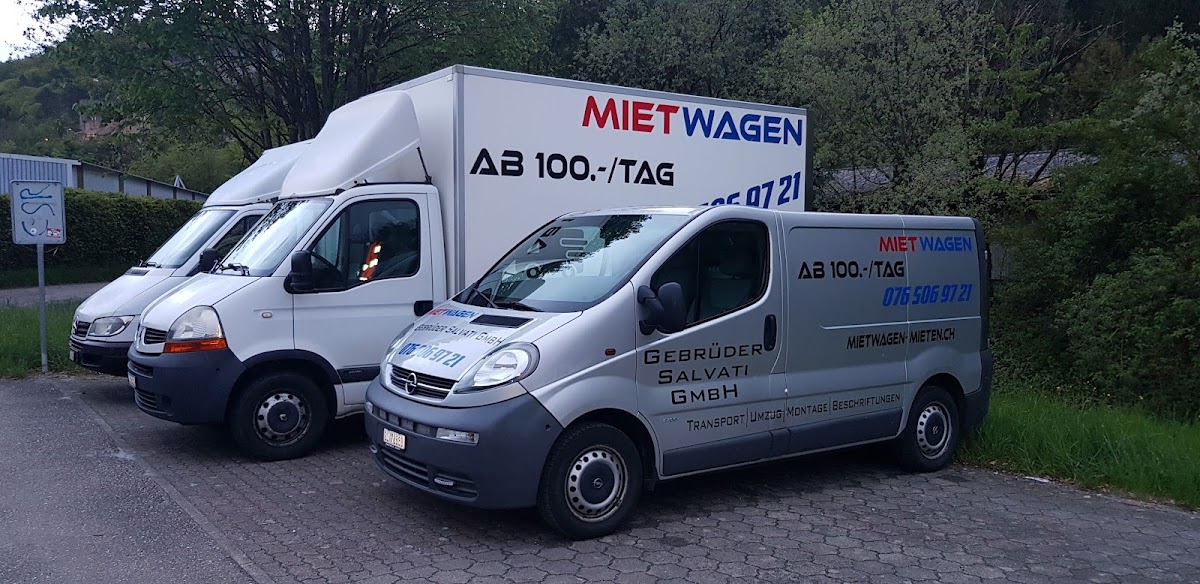 Gebrüder Salvati Transporter & Lieferwagen Vermietung – Umzugsfirma Balsthal – Foto 2