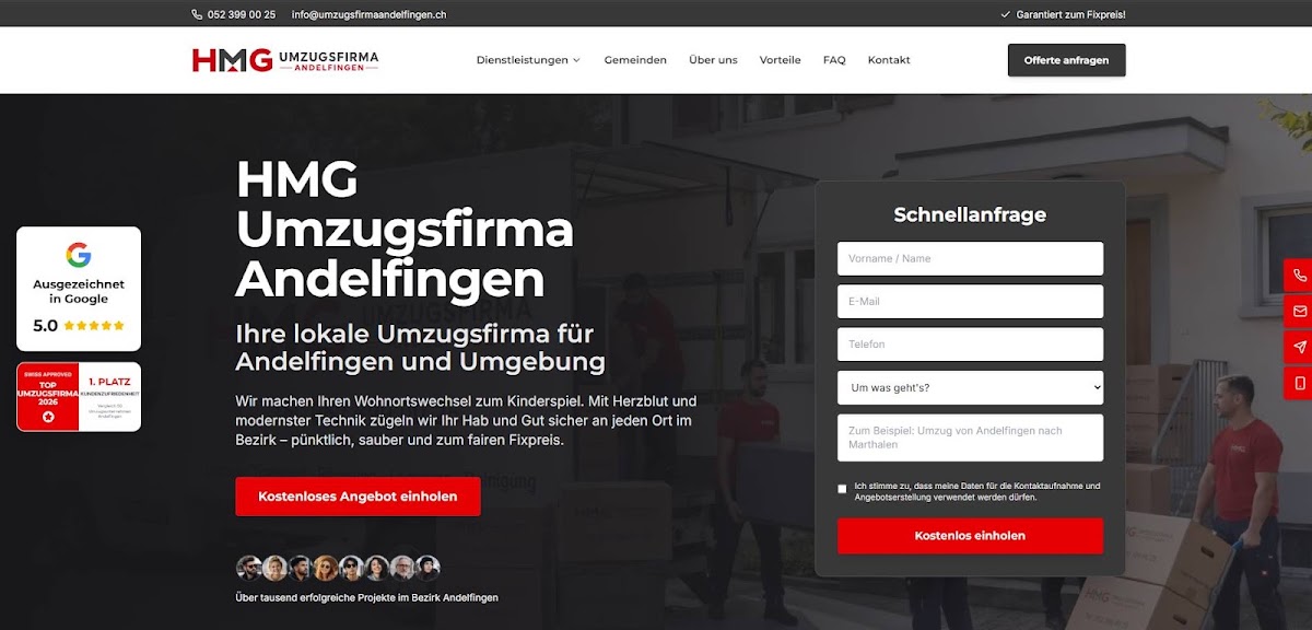 HMG Umzugsfirma Andelfingen – Umzugsfirma Andelfingen – Foto 2