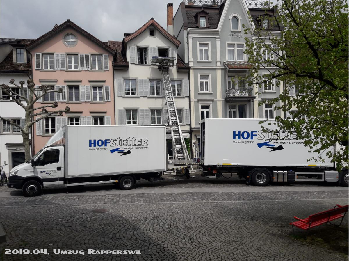Hofstetter Uznach GmbH, Umzüge Transporte Titelbild