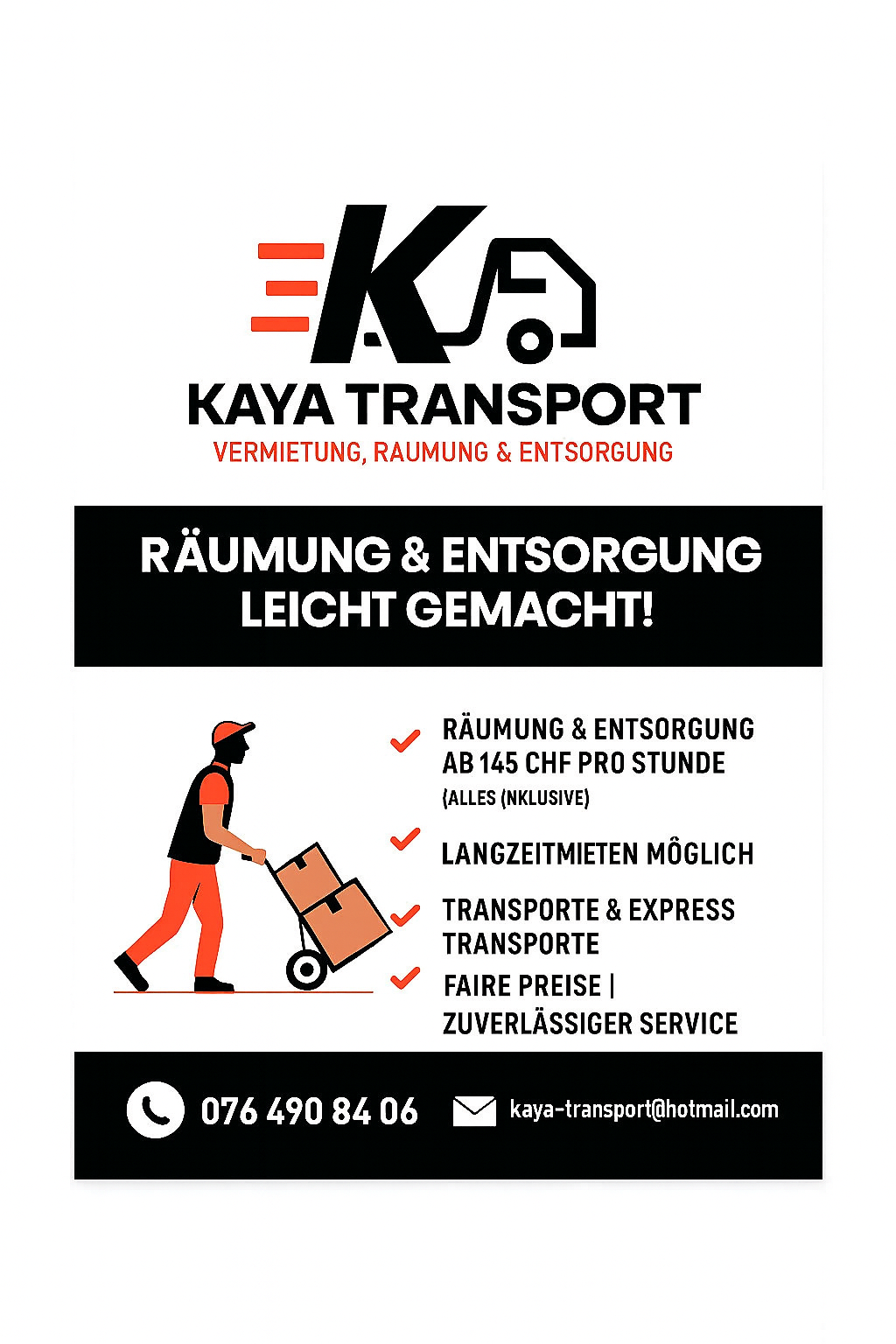 Kaya Transport – Umzugsfirma Frauenfeld – Foto 2
