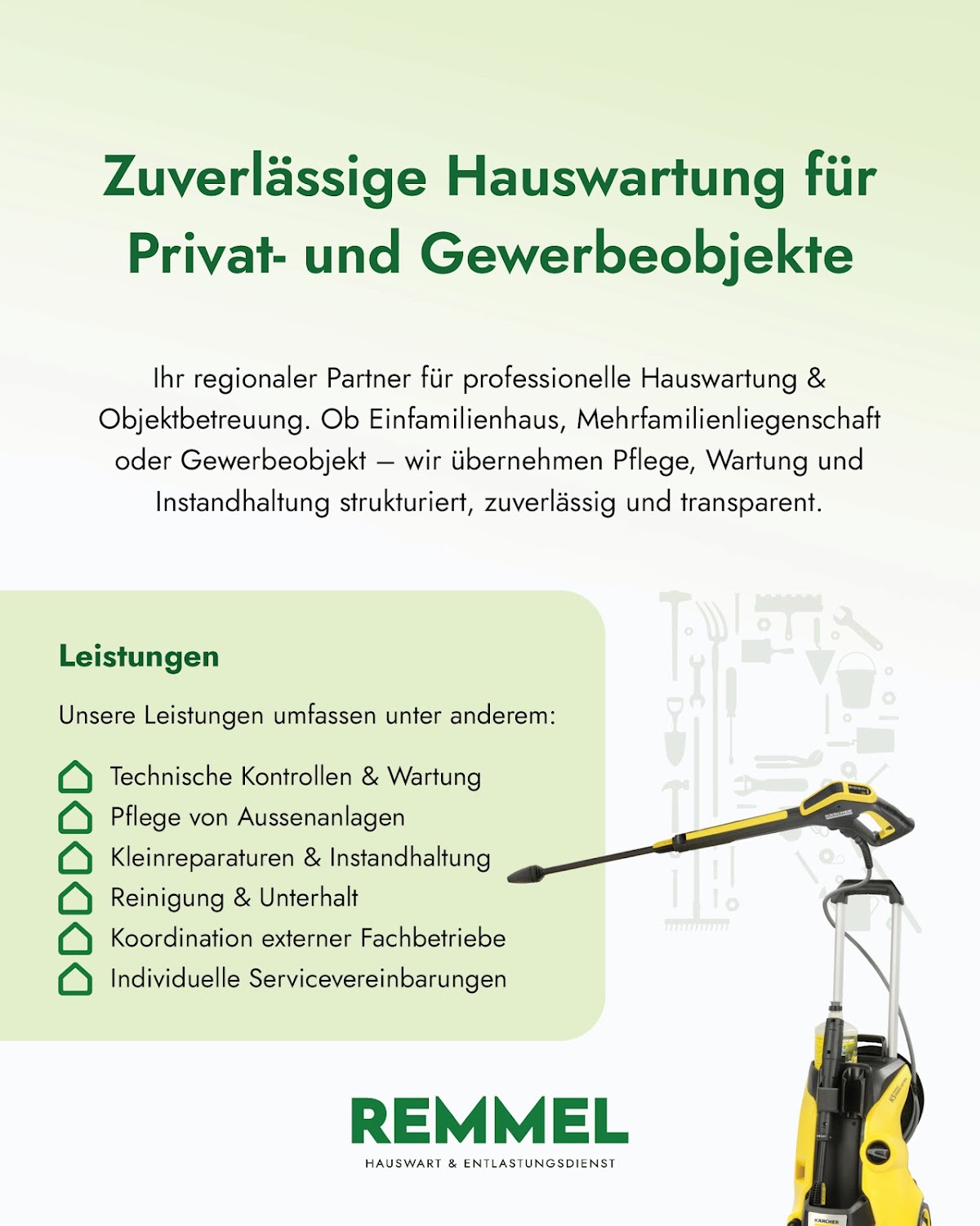 Remmel Hauswart und Entlastungsdienst – Umzugsfirma Thunstetten – Foto 1