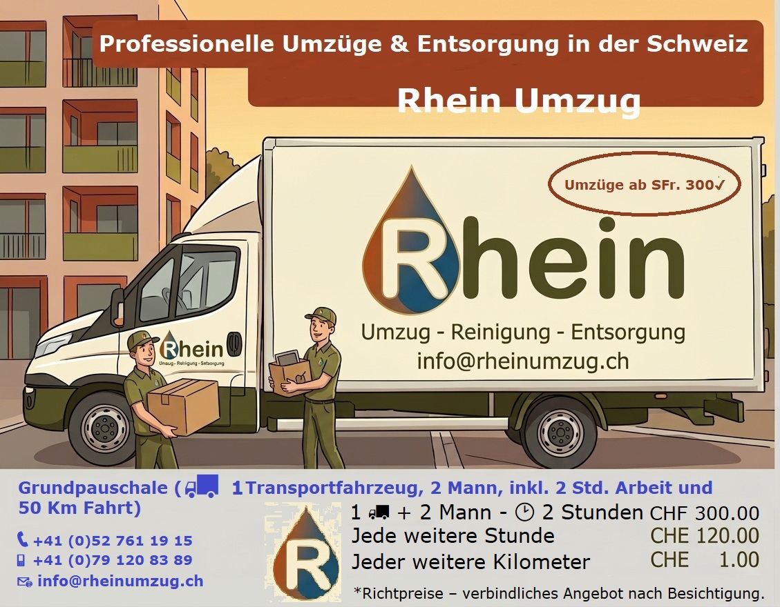 Rhein Umzug – Umzugsfirma Steckborn – Foto 2