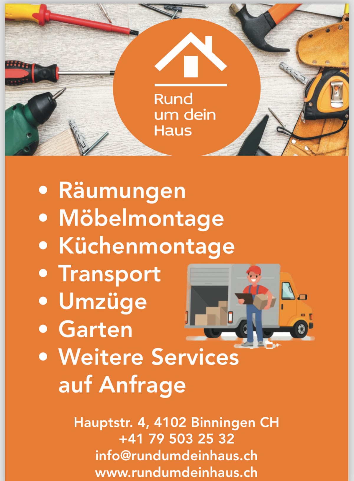 Rund um dein Haus – Umzugsfirma Binningen – Foto 1